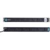 StarTech.com 12-Outlet Rackmount PDU, 1U Server Power Strip, Wide-Spaced Right-Angle Ports, Mounted Power Distribution Unit