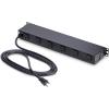 StarTech.com 12-Outlet Rackmount PDU, 1U Server Power Strip, Wide-Spaced Right-Angle Ports, Mounted Power Distribution Unit
