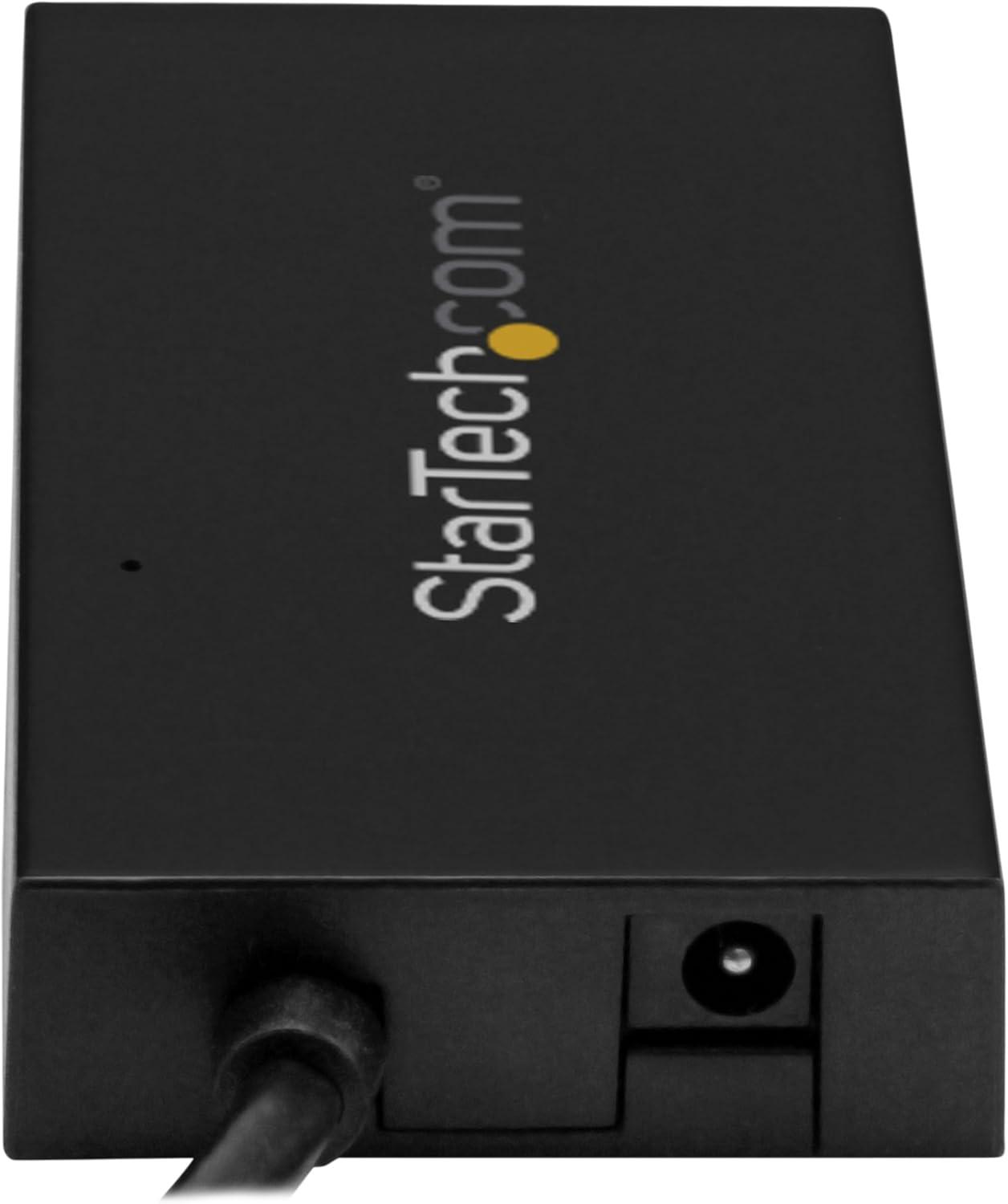 image:imageStarTechcom 4 Port USB 30 Hub  USB TypeA Hub with 1x USBC amp 3x USBA SuperSpeed  USB Bus or SelfPowered  Portable USB 30 5Gbps BC 12 Charging Hub w Power Adapter  TAA HB30A3A1CSFS