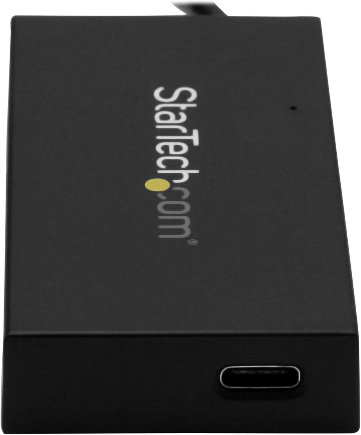 image:imageStarTechcom 4 Port USB 30 Hub  USB TypeA Hub with 1x USBC amp 3x USBA SuperSpeed  USB Bus or SelfPowered  Portable USB 30 5Gbps BC 12 Charging Hub w Power Adapter  TAA HB30A3A1CSFS