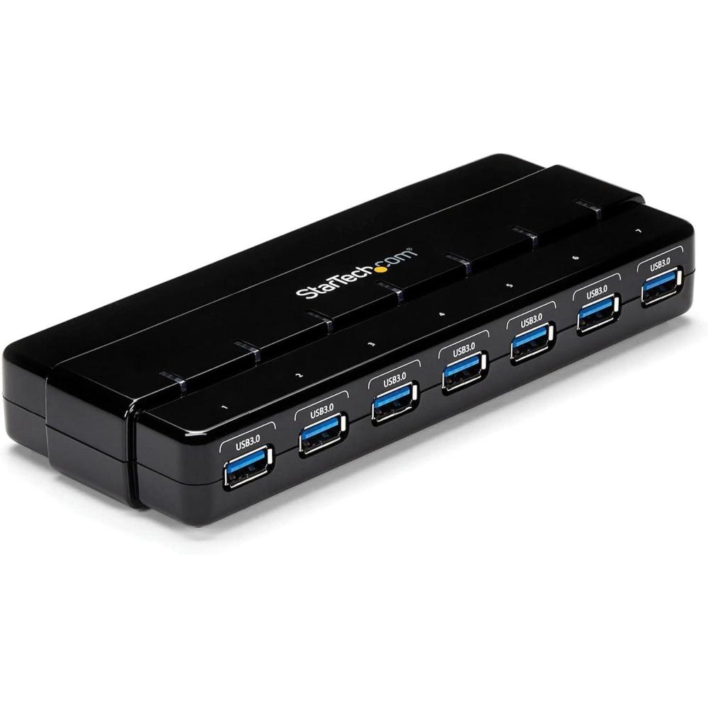 image:imageStarTechcom 7 Port USB 30 Hub  Up To 5 Gbps  7 x USB  Universal Multi Port USB Extender for Your Desktop  USB Powered ST7300USB3B