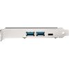 5-Port USB PCIe Card – 10Gbps USB 3.1 Gen 2 PCIe Card w/ 1x USB-C & 2X USB-A – 1x 2 Port IDC (Internal 5Gbps USB Header Expansion) – USB C PCI Express Controller Card(Card)