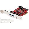 5-Port USB PCIe Card – 10Gbps USB 3.1 Gen 2 PCIe Card w/ 1x USB-C & 2X USB-A – 1x 2 Port IDC (Internal 5Gbps USB Header Expansion) – USB C PCI Express Controller Card(Card)