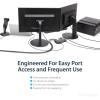 StarTech.com 7 Port USB 3.0 Hub – Up To 5 Gbps – 7 x USB – Universal Multi Port USB Extender for Your Desktop – USB Powered (ST7300USB3B)