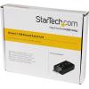 StarTech.com Virtual 7.1 USB Stereo Audio Adapter External Sound Card – Sound card – stereo – USB 2.0 – ICUSBAUDIO7,Black