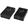 StarTech.com USB 2.0 Extender over Cat5e/Cat6 Cable (RJ45) – Up to 165ft (50m) – High Speed USB Port Extender Adapter Kit – Powered – USB over Ethernet Cable Extender – 480Mbps – Metal, TAA