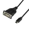 StarTech.com USB C to Parallel Printer Cable – DB25 Female Port for IEEE1284 Printers – Bus Powered – Printer Cable Adapter – USB to DB25 (ICUSBCPLLD25), Black, 6ft(USB-C)
