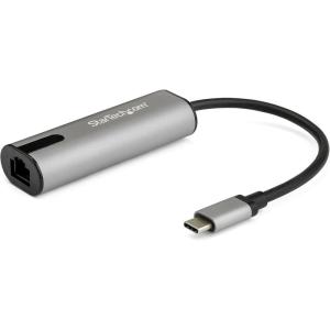 StarTech.com 2.5GbE USB C to Ethernet Adapter NBASE-T NIC – USB 3.0 Type C 2.5/1 Gigabit/100 Mbps Multi Speed Network/USB 3.1 Laptop to RJ45/LAN Thunderbolt 3 Compatible/MacBook Pro Surface (US2GC30)
