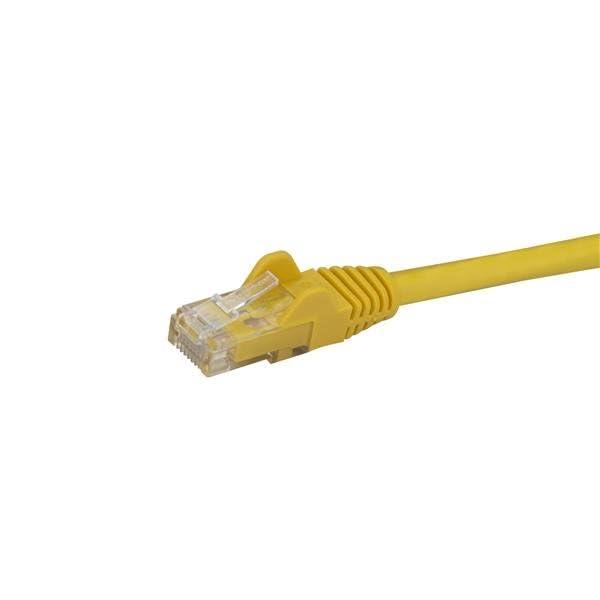 image:imageStarTechcom 10m CAT6 Ethernet Cable Grey CAT 6 Gigabit Ethernet Wire 650MHz 100W PoE RJ45 UTP Category 6 NetworkPatch Cord Snagless wStrain Relief Fluke Tested ULTIA Certified N6PATC10MGRYellow