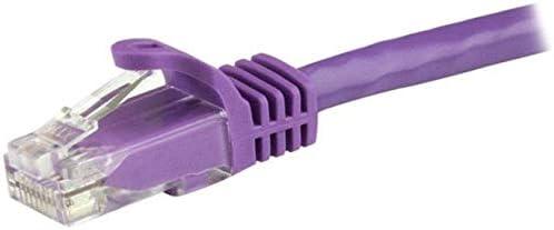 image:imageStarTechcom 15m CAT6 Ethernet Cable Yellow CAT 6 Gigabit Ethernet Wire 650MHz 100W PoE RJ45 UTP Category 6 NetworkPatch Cord Snagless wStrain Relief Fluke Tested ULTIA Certified N6PATC15MYLPurple