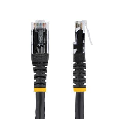 image:imageStarTechcom 20ft CAT6 Ethernet Cable Orange CAT 6 Gigabit Ethernet Wire 650MHz 100W PoE RJ45 UTP Molded Category 6 NetworkPatch Cord wStrain ReliefFluke Tested ULTIA Certified C6PATCH20ORBlack