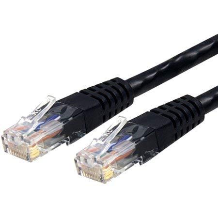 image:imageStarTechcom 20ft CAT6 Ethernet Cable Orange CAT 6 Gigabit Ethernet Wire 650MHz 100W PoE RJ45 UTP Molded Category 6 NetworkPatch Cord wStrain ReliefFluke Tested ULTIA Certified C6PATCH20ORBlack