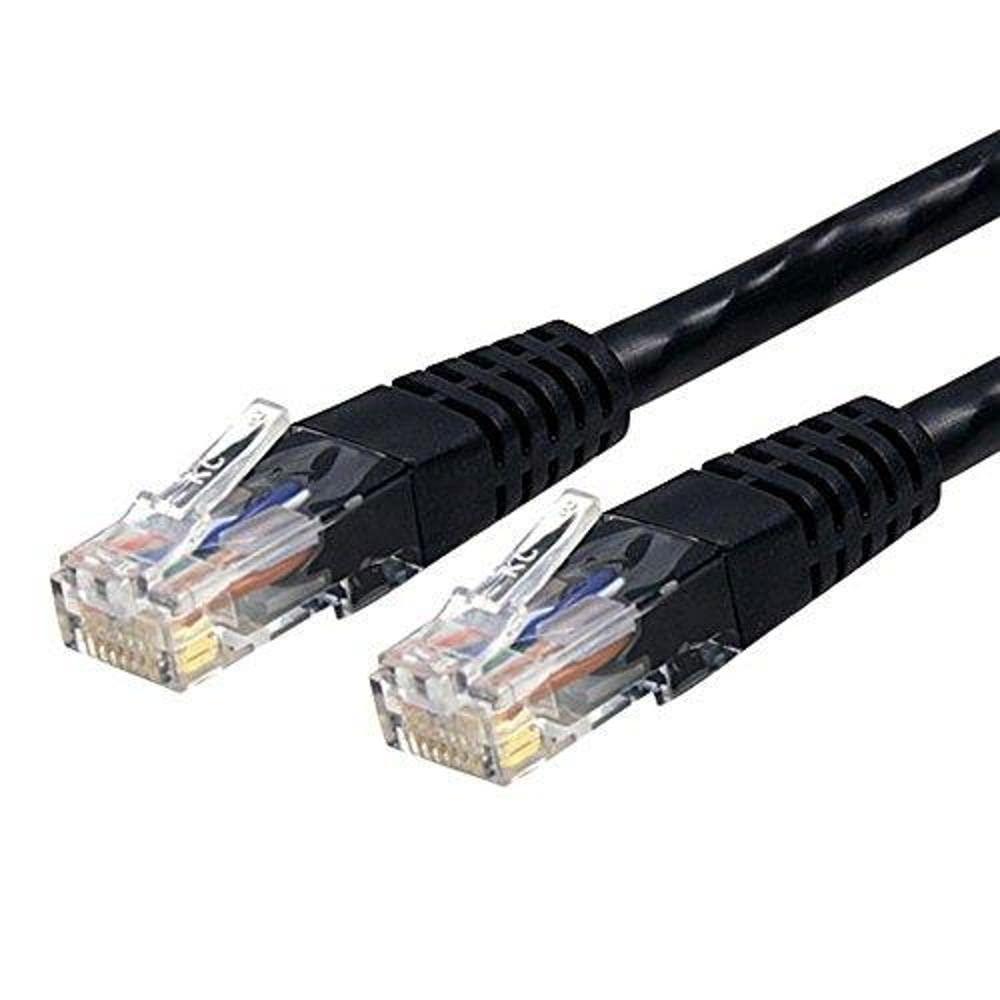 image:imageStarTechcom 20ft CAT6 Ethernet Cable Orange CAT 6 Gigabit Ethernet Wire 650MHz 100W PoE RJ45 UTP Molded Category 6 NetworkPatch Cord wStrain ReliefFluke Tested ULTIA Certified C6PATCH20ORBlack
