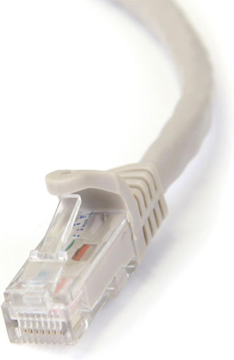 image:imageStarTechcom 3m CAT6 Ethernet Cable Orange CAT 6 Gigabit Ethernet Wire 650MHz 100W PoE RJ45 UTP Category 6 NetworkPatch Cord Snagless wStrain Relief Fluke Tested ULTIA Certified N6PATC3MORGrey