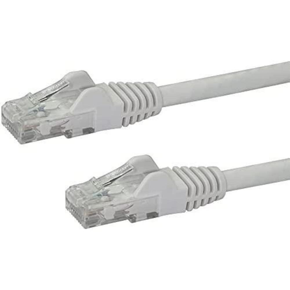 image:imageStarTechcom 10m CAT6 Ethernet Cable Grey CAT 6 Gigabit Ethernet Wire 650MHz 100W PoE RJ45 UTP Category 6 NetworkPatch Cord Snagless wStrain Relief Fluke Tested ULTIA Certified N6PATC10MGRWhite