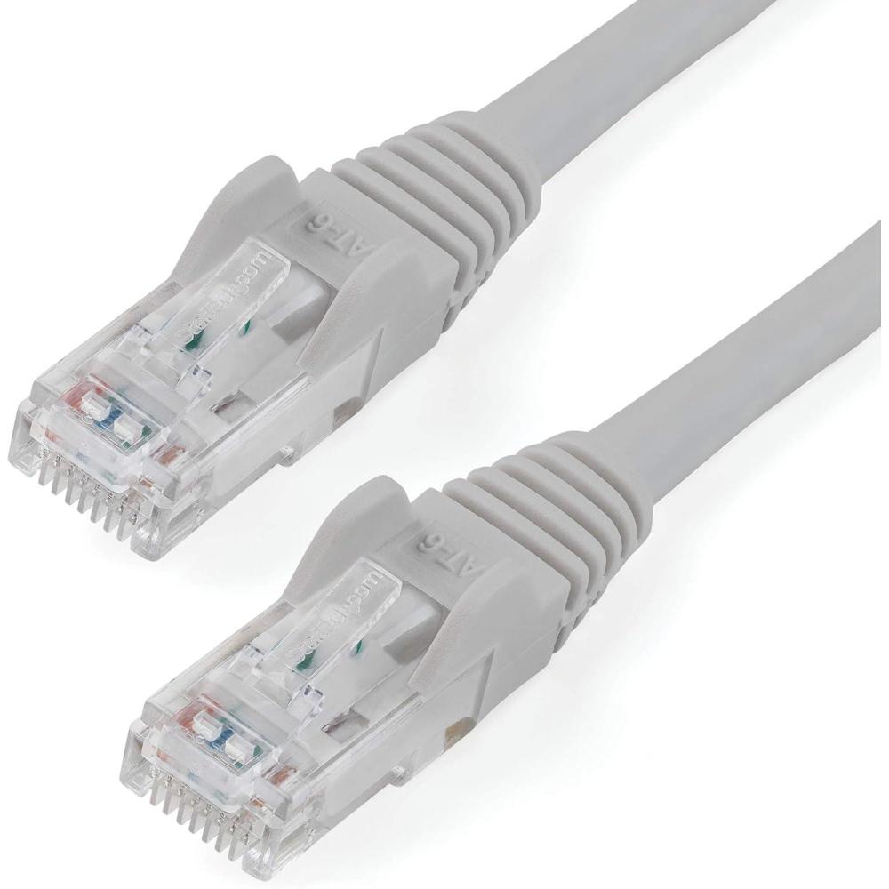 image:imageStarTechcom 3m CAT6 Ethernet Cable Orange CAT 6 Gigabit Ethernet Wire 650MHz 100W PoE RJ45 UTP Category 6 NetworkPatch Cord Snagless wStrain Relief Fluke Tested ULTIA Certified N6PATC3MORGrey