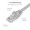 StarTech.com 10m CAT6 Ethernet Cable – Grey CAT 6 Gigabit Ethernet Wire -650MHz 100W PoE++ RJ45 UTP Category 6 Network/Patch Cord Snagless w/Strain Relief Fluke Tested UL/TIA Certified (N6PATC10MGR)(Grey)