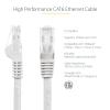 StarTech.com 10m CAT6 Ethernet Cable – Grey CAT 6 Gigabit Ethernet Wire -650MHz 100W PoE++ RJ45 UTP Category 6 Network/Patch Cord Snagless w/Strain Relief Fluke Tested UL/TIA Certified (N6PATC10MGR)(White)