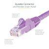 StarTech.com 10m CAT6 Ethernet Cable – Grey CAT 6 Gigabit Ethernet Wire -650MHz 100W PoE++ RJ45 UTP Category 6 Network/Patch Cord Snagless w/Strain Relief Fluke Tested UL/TIA Certified (N6PATC10MGR)(Purple)