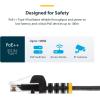 StarTech.com 1.5 m CAT6 Cable – Slim CAT6 Patch Cord – Black – Snagless RJ45 Connectors – Gigabit Ethernet Cable – 28 AWG (N6PAT150CMBKS)(Black)