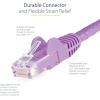 StarTech.com 15m CAT6 Ethernet Cable – Yellow CAT 6 Gigabit Ethernet Wire -650MHz 100W PoE++ RJ45 UTP Category 6 Network/Patch Cord Snagless w/Strain Relief Fluke Tested UL/TIA Certified (N6PATC15MYL)(Purple)