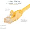 StarTech.com 15m CAT6 Ethernet Cable – Yellow CAT 6 Gigabit Ethernet Wire -650MHz 100W PoE++ RJ45 UTP Category 6 Network/Patch Cord Snagless w/Strain Relief Fluke Tested UL/TIA Certified (N6PATC15MYL)(Yellow)