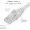 StarTech.com 15m CAT6 Ethernet Cable – Yellow CAT 6 Gigabit Ethernet Wire -650MHz 100W PoE++ RJ45 UTP Category 6 Network/Patch Cord Snagless w/Strain Relief Fluke Tested UL/TIA Certified (N6PATC15MYL)(Gold White)