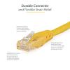 StarTech.com 20ft CAT6 Ethernet Cable – Orange CAT 6 Gigabit Ethernet Wire -650MHz 100W PoE++ RJ45 UTP Molded Category 6 Network/Patch Cord w/Strain Relief/Fluke Tested UL/TIA Certified (C6PATCH20OR)(Yellow)