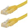 StarTech.com 20ft CAT6 Ethernet Cable – Orange CAT 6 Gigabit Ethernet Wire -650MHz 100W PoE++ RJ45 UTP Molded Category 6 Network/Patch Cord w/Strain Relief/Fluke Tested UL/TIA Certified (C6PATCH20OR)(Yellow)