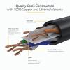 StarTech.com 20ft CAT6 Ethernet Cable – Orange CAT 6 Gigabit Ethernet Wire -650MHz 100W PoE++ RJ45 UTP Molded Category 6 Network/Patch Cord w/Strain Relief/Fluke Tested UL/TIA Certified (C6PATCH20OR)(Yellow)