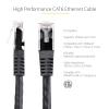 StarTech.com 20ft CAT6 Ethernet Cable – Orange CAT 6 Gigabit Ethernet Wire -650MHz 100W PoE++ RJ45 UTP Molded Category 6 Network/Patch Cord w/Strain Relief/Fluke Tested UL/TIA Certified (C6PATCH20OR)(Black)