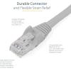StarTech.com 3m CAT6 Ethernet Cable – Orange CAT 6 Gigabit Ethernet Wire -650MHz 100W PoE++ RJ45 UTP Category 6 Network/Patch Cord Snagless w/Strain Relief Fluke Tested UL/TIA Certified (N6PATC3MOR)(Grey)
