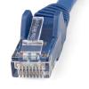 StarTech.com 7m CAT6 Ethernet Cable – LSZH (Low Smoke Zero Halogen) – 10 Gigabit 650MHz 100W PoE RJ45 UTP Network Patch Cord Snagless with Strain Relief – Blue, CAT 6, ETL Verified (N6LPATCH7MBL)