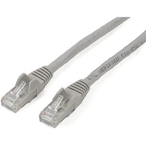 StarTech.com 10m CAT6 Ethernet Cable – Grey CAT 6 Gigabit Ethernet Wire -650MHz 100W PoE++ RJ45 UTP Category 6 Network/Patch Cord Snagless w/Strain Relief Fluke Tested UL/TIA Certified (N6PATC10MGR)(Grey)