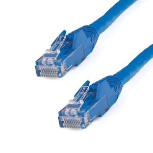 StarTech.com 10m CAT6 Ethernet Cable – Grey CAT 6 Gigabit Ethernet Wire -650MHz 100W PoE++ RJ45 UTP Category 6 Network/Patch Cord Snagless w/Strain Relief Fluke Tested UL/TIA Certified (N6PATC10MGR)(Blue)