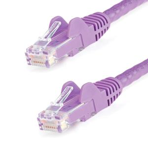 StarTech.com 10m CAT6 Ethernet Cable – Grey CAT 6 Gigabit Ethernet Wire -650MHz 100W PoE++ RJ45 UTP Category 6 Network/Patch Cord Snagless w/Strain Relief Fluke Tested UL/TIA Certified (N6PATC10MGR)(Purple)