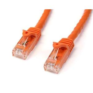 StarTech.com 10m CAT6 Ethernet Cable – Grey CAT 6 Gigabit Ethernet Wire -650MHz 100W PoE++ RJ45 UTP Category 6 Network/Patch Cord Snagless w/Strain Relief Fluke Tested UL/TIA Certified (N6PATC10MGR)(Orange)
