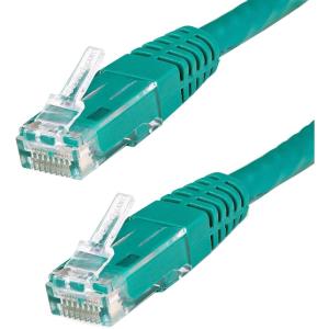 StarTech.com 20ft CAT6 Ethernet Cable – Orange CAT 6 Gigabit Ethernet Wire -650MHz 100W PoE++ RJ45 UTP Molded Category 6 Network/Patch Cord w/Strain Relief/Fluke Tested UL/TIA Certified (C6PATCH20OR)(Green)
