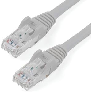StarTech.com 3m CAT6 Ethernet Cable – Orange CAT 6 Gigabit Ethernet Wire -650MHz 100W PoE++ RJ45 UTP Category 6 Network/Patch Cord Snagless w/Strain Relief Fluke Tested UL/TIA Certified (N6PATC3MOR)(Grey)