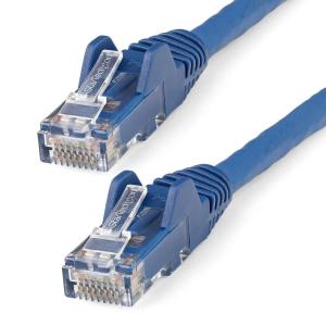 StarTech.com 7m CAT6 Ethernet Cable – LSZH (Low Smoke Zero Halogen) – 10 Gigabit 650MHz 100W PoE RJ45 UTP Network Patch Cord Snagless with Strain Relief – Blue, CAT 6, ETL Verified (N6LPATCH7MBL)