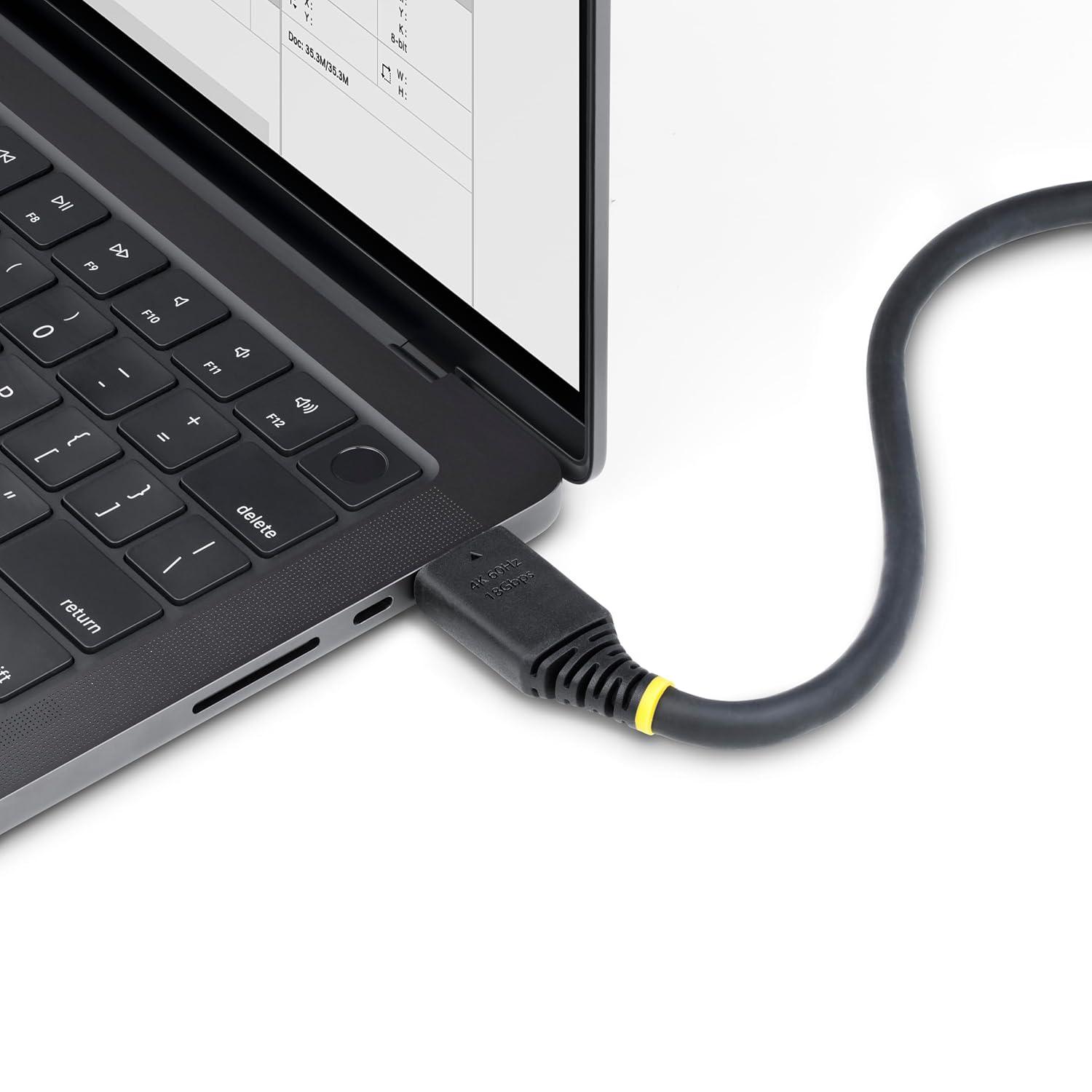 image:imageStarTechcom 35ft 106m Active High Speed HDMI Cable with Gripping Connectors 4K 60Hz1440p 144Hz 18Gbps UHD HDMI 20 Cord TPE Jacket20 ft