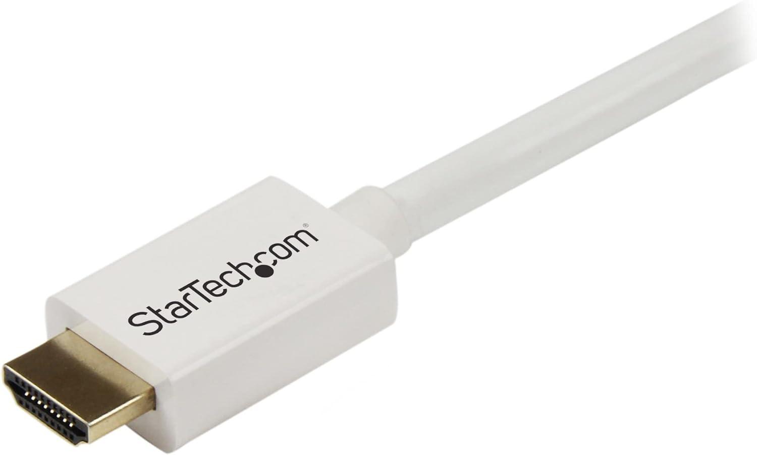 image:imageStarTechcom 3m 10 ft CL3 Rated HDMI Cable w Ethernet In Wall Rated Ultra HD HDMI Cable 4K 30Hz UHD High Speed HDMI Cable 102 Gbps HDMI 14 VideoDisplay Cable 30AWG White HD3MM3MW7 m