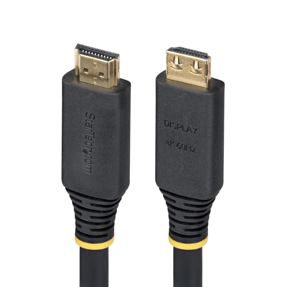 image:imageStarTechcom 35ft 106m Active High Speed HDMI Cable with Gripping Connectors 4K 60Hz1440p 144Hz 18Gbps UHD HDMI 20 Cord TPE Jacket50 ft