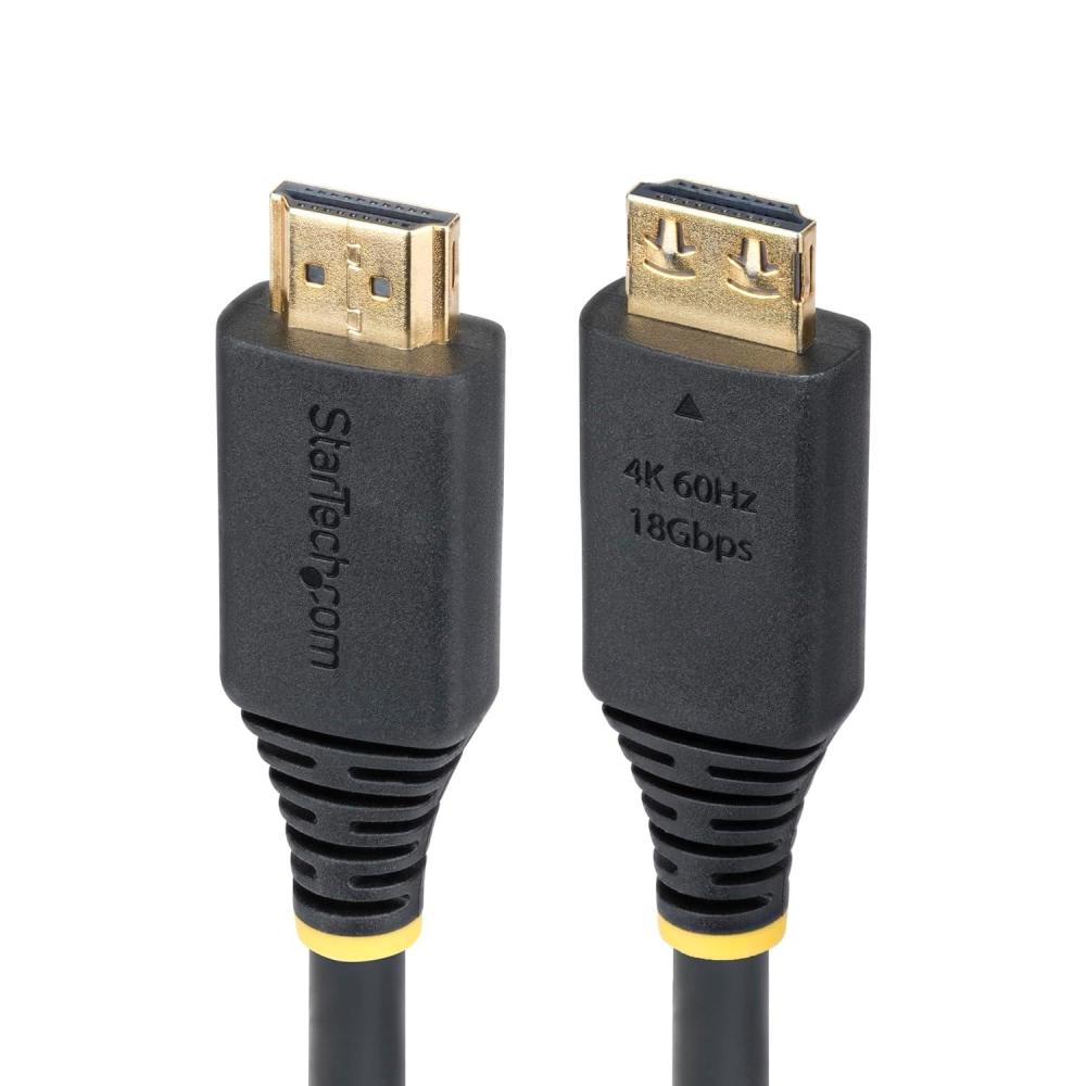 image:imageStarTechcom 35ft 106m Active High Speed HDMI Cable with Gripping Connectors 4K 60Hz1440p 144Hz 18Gbps UHD HDMI 20 Cord TPE Jacket8 ft