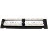 StarTech.com 1U 12 Port Wall Mount Cat5e 110 Patch Panel – 45 Degree (PANEL4512)