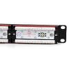 StarTech.com 24 Port 1U Rackmount Cat 6 110 Patch Panel – 24 port Network Patch Panel – RJ45 Ethernet 110 type Rack Mount Patch Panel 1U (C6PANEL24)(24 Port – 1U)