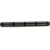 StarTech.com 24 Port 1U Rackmount Cat 6 110 Patch Panel – 45 Degree (C6PANL4524)