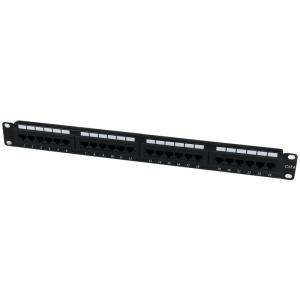 StarTech.com 24 Port 1U Rackmount Cat 6 110 Patch Panel – 24 port Network Patch Panel – RJ45 Ethernet 110 type Rack Mount Patch Panel 1U (C6PANEL24)(24 Port – 1U)