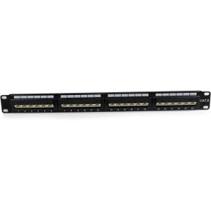 StarTech.com 24 Port 1U Rackmount Cat 6 110 Patch Panel – 45 Degree (C6PANL4524)
