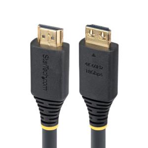 StarTech.com 35ft (10.6m) Active High Speed HDMI Cable with Gripping Connectors, 4K 60Hz/1440p 144Hz, 18Gbps, UHD HDMI 2.0 Cord, TPE Jacket(20 ft)